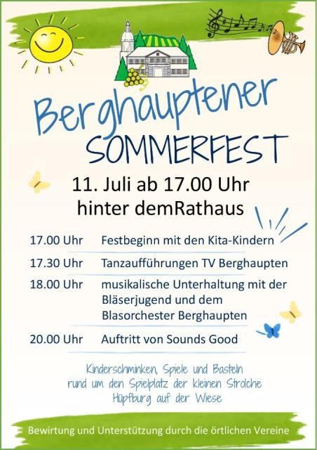 Plakat Sommerfest 2026 Plakat Sommerfest 2026